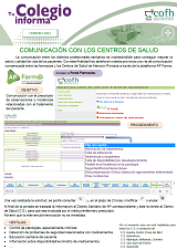 Comunicación con los Centros de Salud